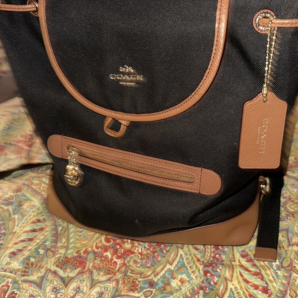 Coach Sawyer Drawstring Backpack - Picture 10 of 16